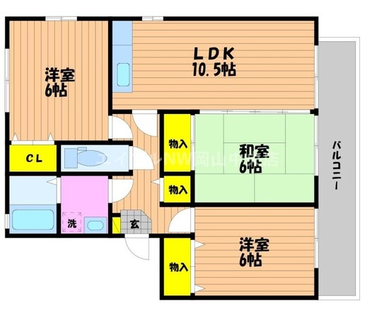 デルニエの物件間取画像